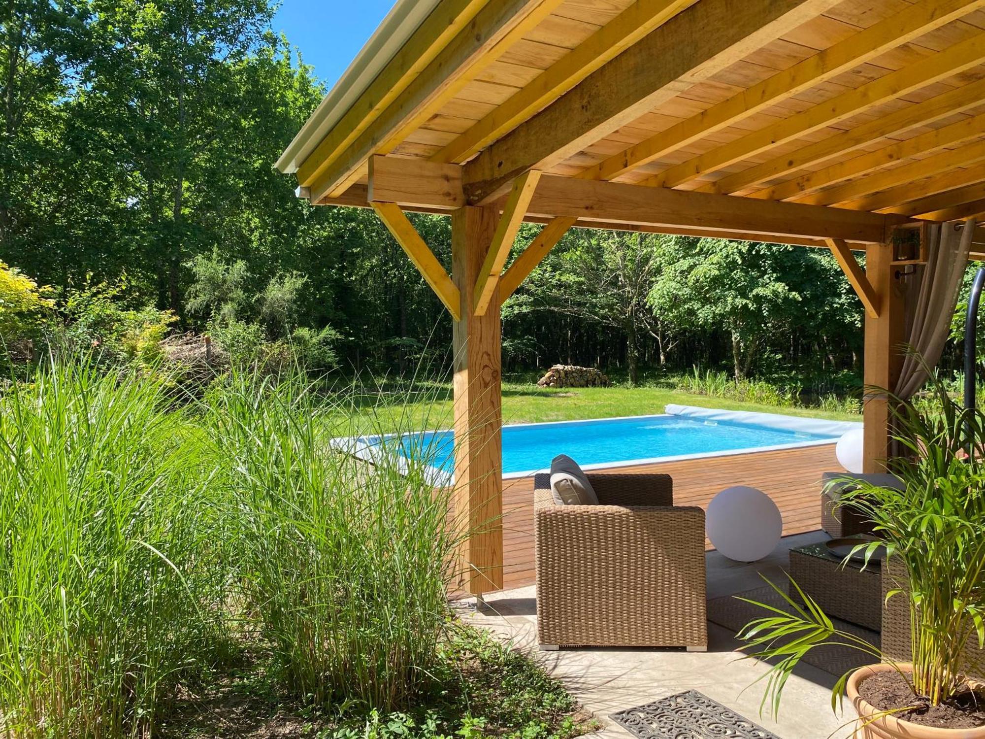 Gites & Spa De Charme " Ploum" Pouydesseaux Esterno foto