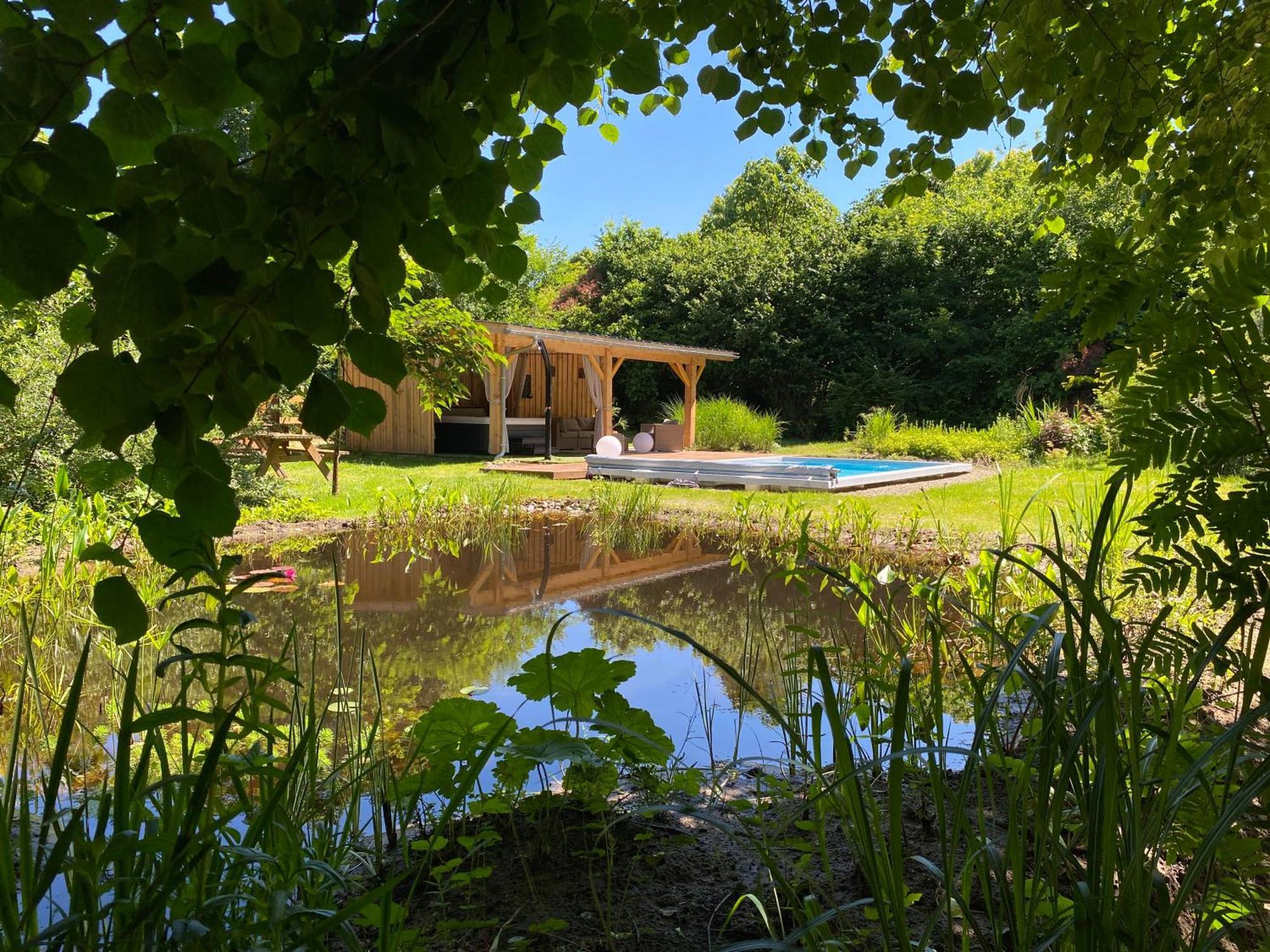 Gites & Spa De Charme " Ploum" Pouydesseaux Esterno foto